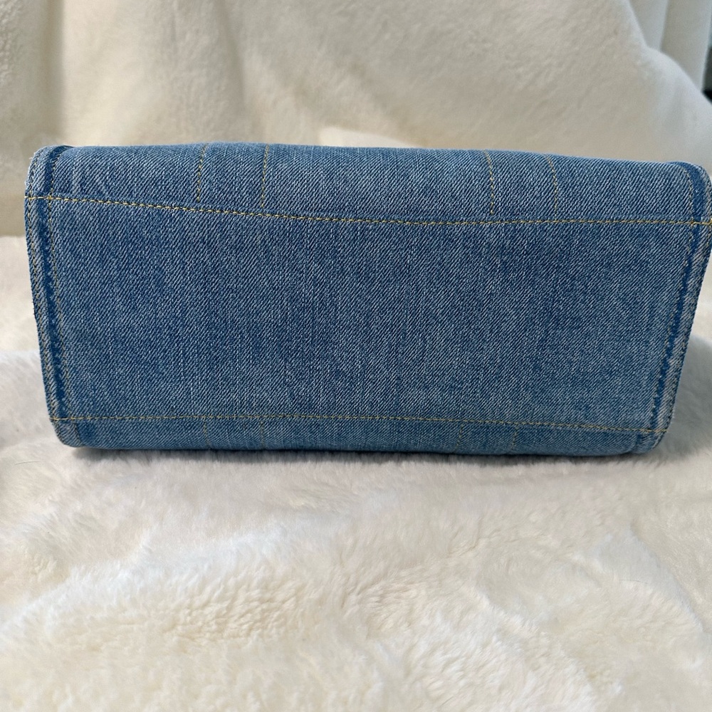 *AUTHENTIC*🫐🍒COACH DENIM CARGO TOTE 26🍒PRISTINE CONDITION🍒🫐 - Picture 7 of 9